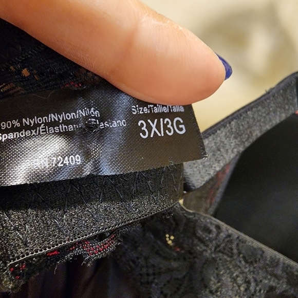 Black baby doll plus size 3X - Picture 8 of 13